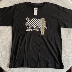 NWT Vans Boys Bear T-Shirt Off The Wall Sz XL